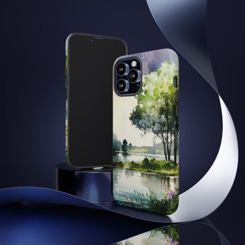 Summer Day by the Lake - Impact Resistant Phone Case